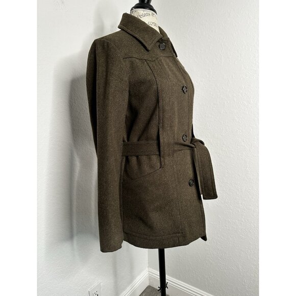 J.Crew Women's Size S Wool Blend Olive Green - Picture 3 of 5